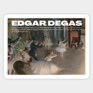 Edgar Degas Sticker